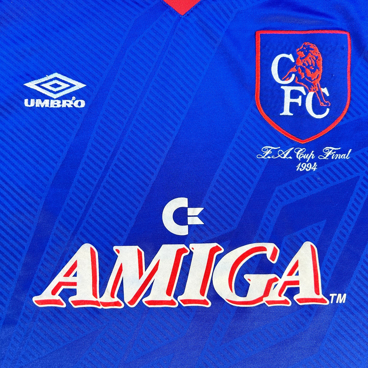 Chelsea 1993/1994 Home Shirt - FA Cup Final - Extra Large - Immaculate