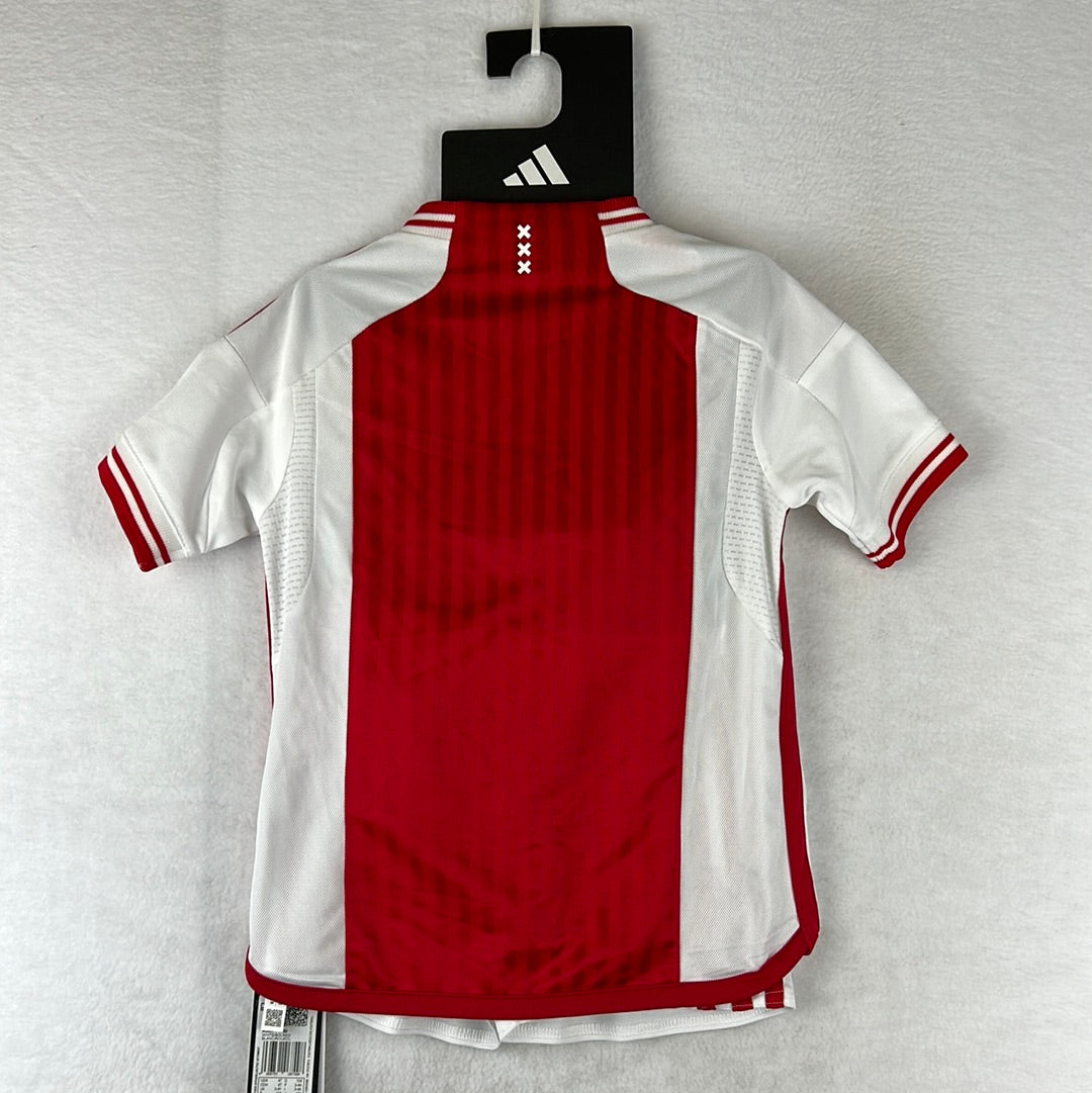 Ajax 2023-2024 Home Shirt, Shorts & Socks - 5-6 years - New with Tags
