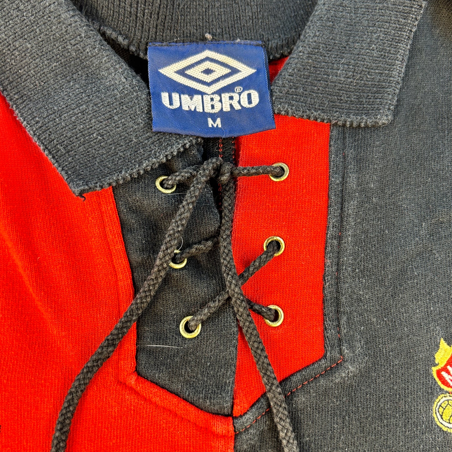 Vintage Manchester United 1994/1995 Umbro Drill Top - Medium/ Large