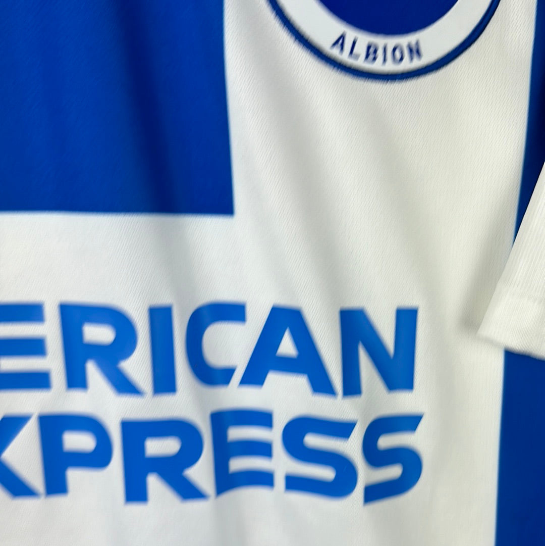 Brighton 2018/2019 Player Issued Home Shirt - Dunk Signed