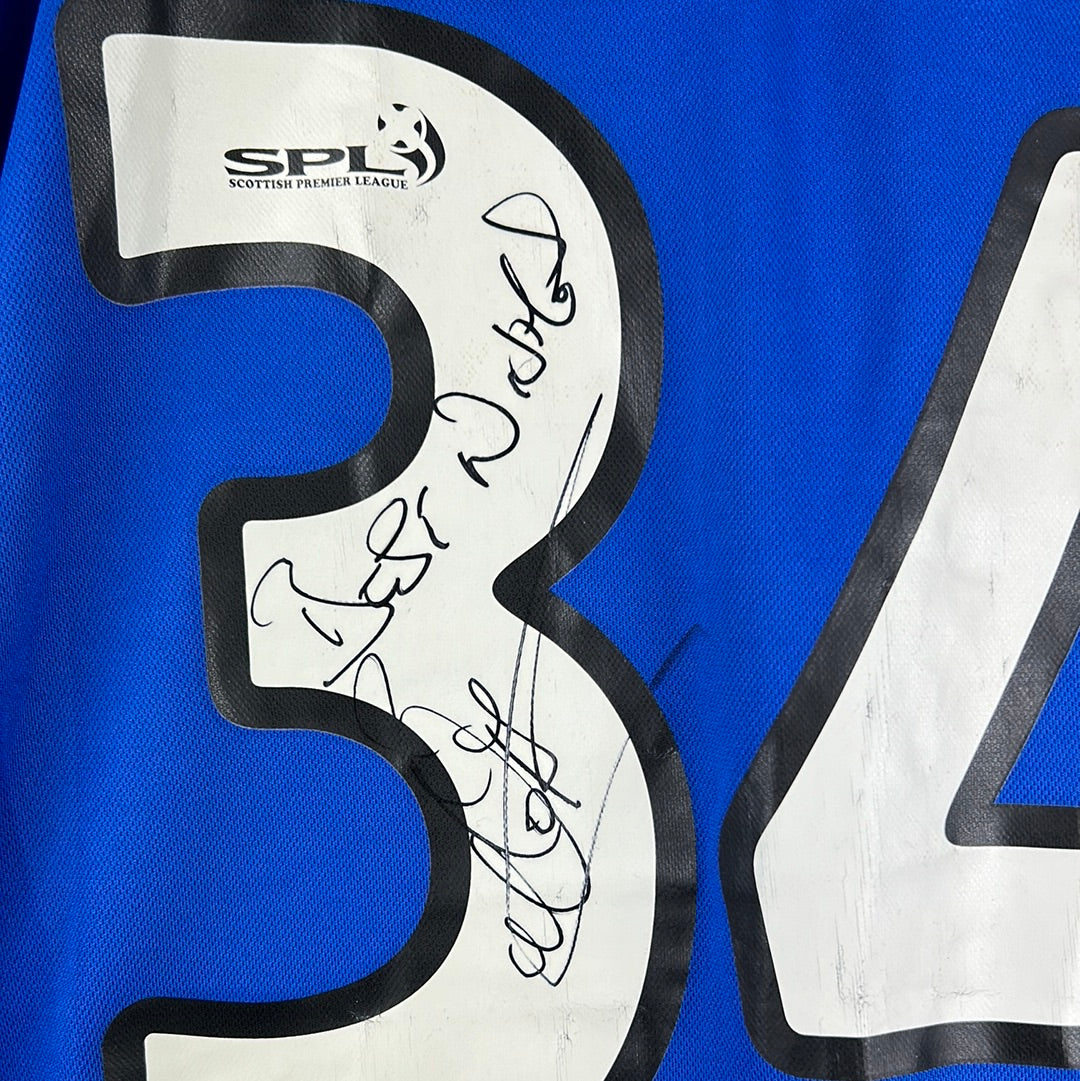 Glasgow Rangers 2000/2001 Home Shirt - Ross 34 - Signed