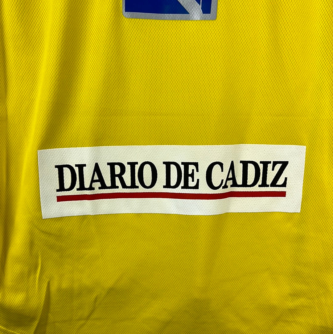 Cadiz 2005-2006 Player Issue Home Shirt - Medium - De La Cuesta 2