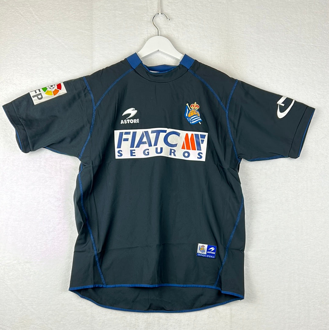 Real Sociedad 2004/2005 Player Issue Away Shirt - Nihat 15