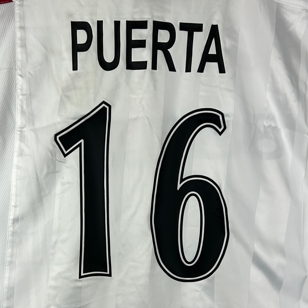 Barcelona 2007/2008 Pre-Match Worn Home Shirt - Sevilla - Puerta 16