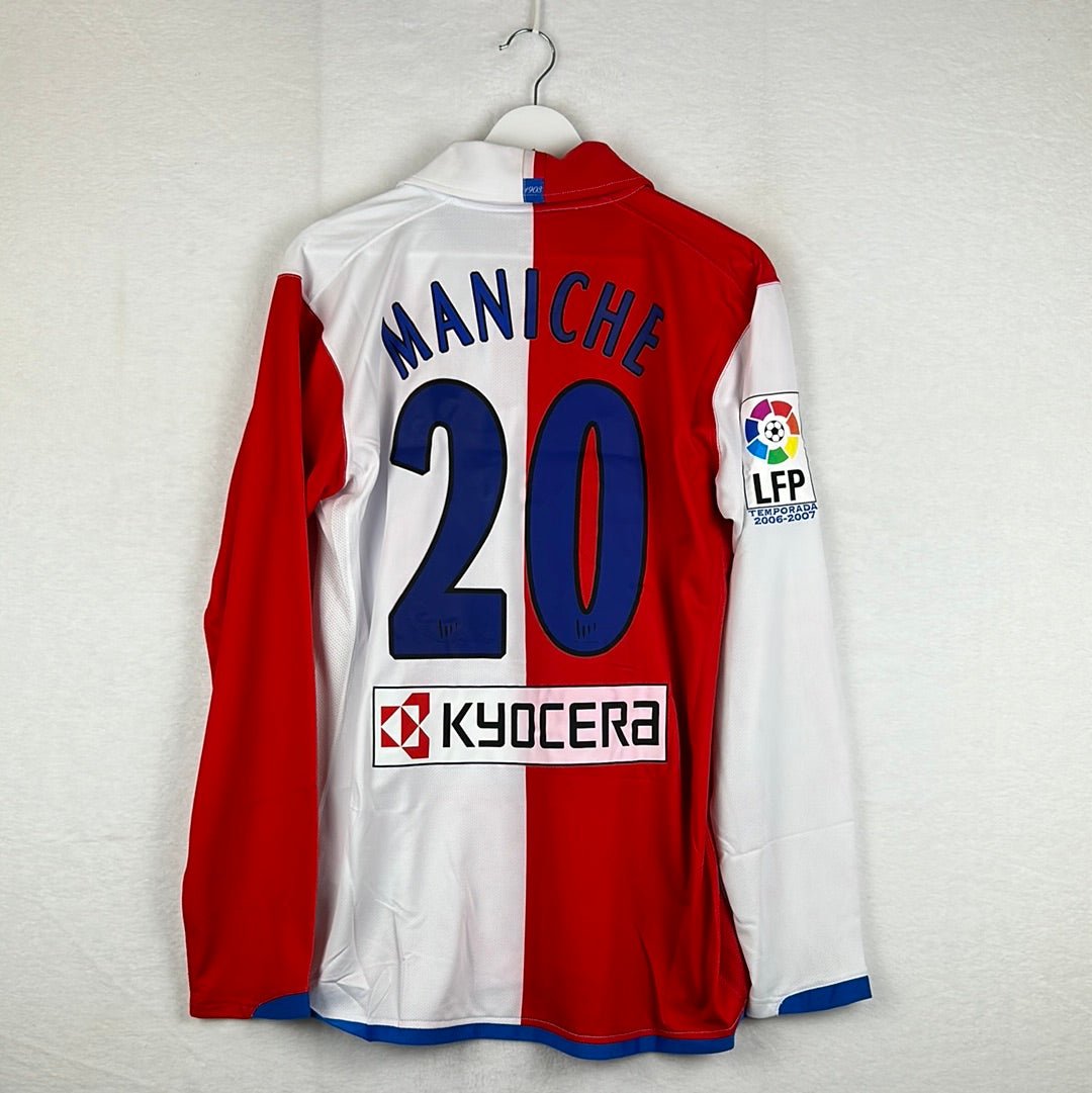 Atletico Madrid 2006/2007 Player Issue Home Shirt