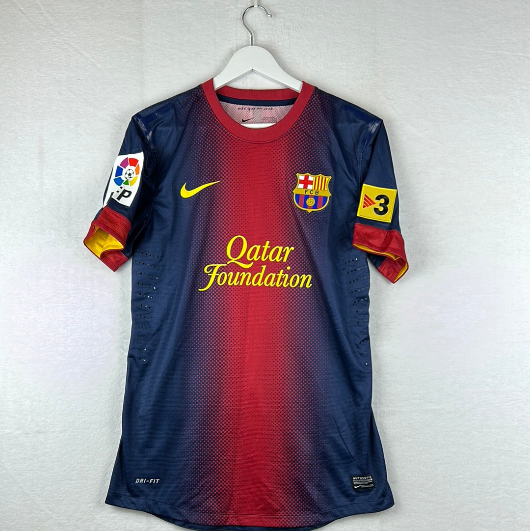 Barcelona 2012/2013 Player Issue Home Shirt - Tello 37