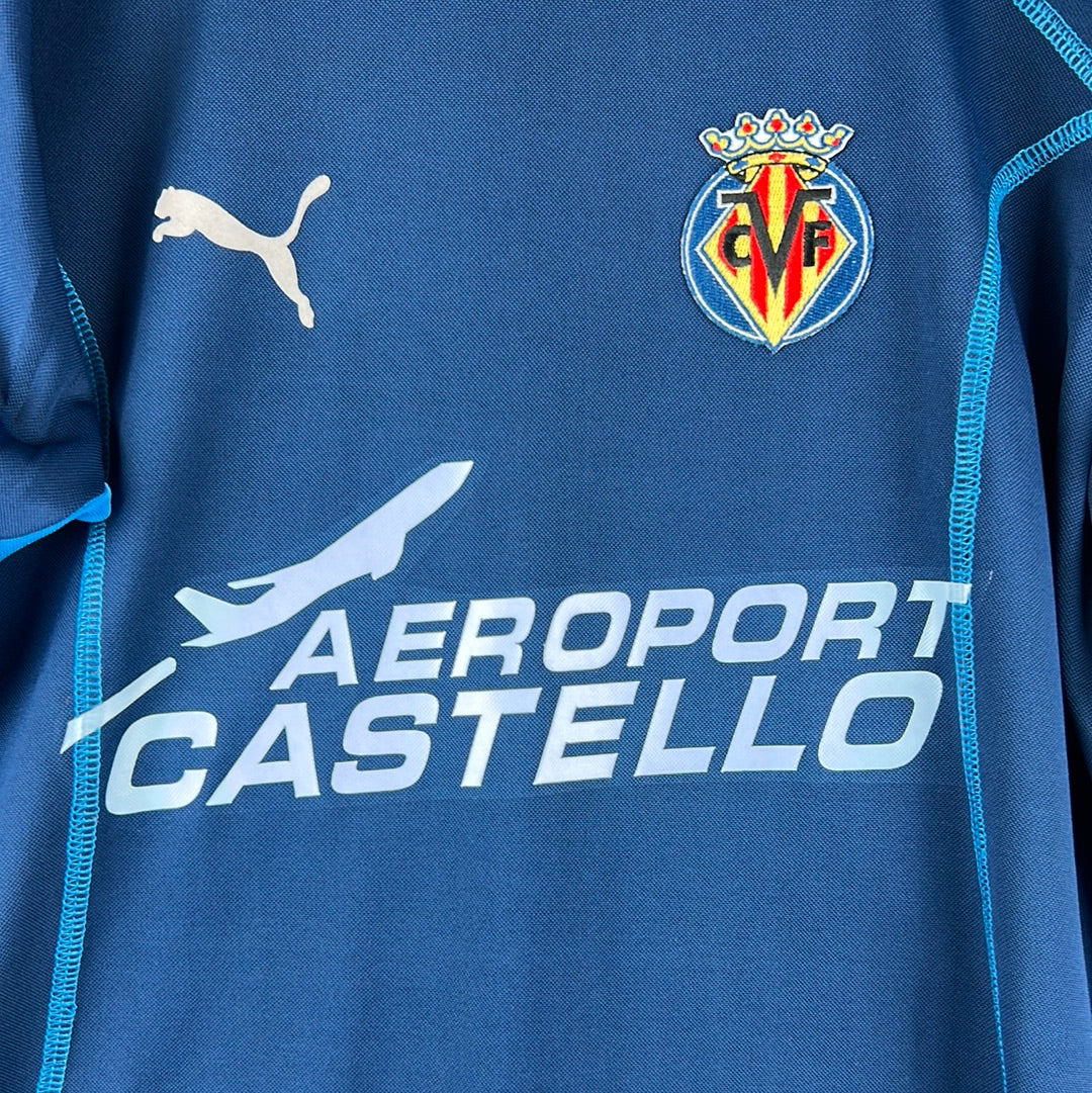 Villarreal 2005/2006 Player Issue Goalkeeper Shirt - Barbosa 25