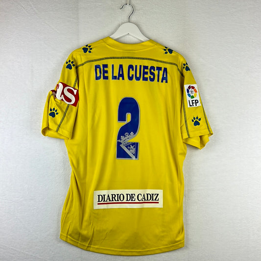 Cadiz 2005-2006 Player Issue Home Shirt - Medium - De La Cuesta 2