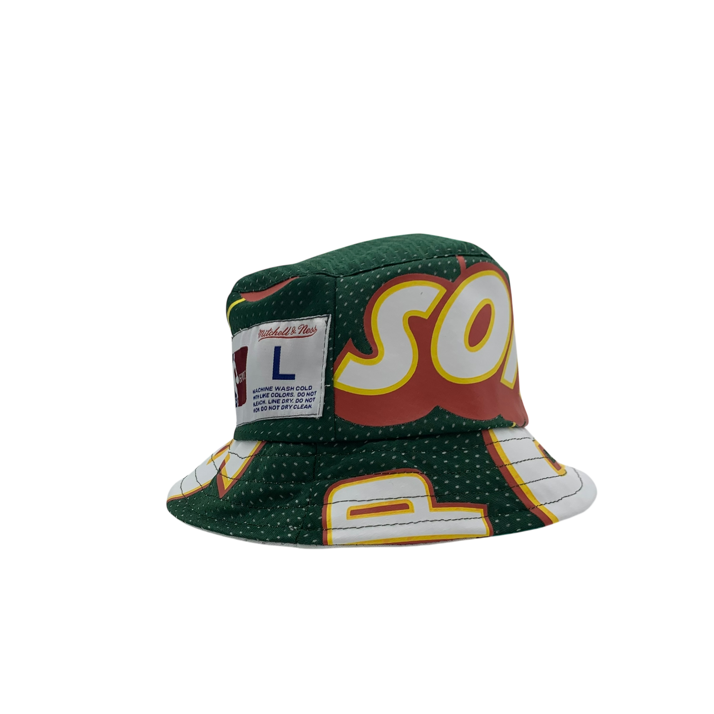Seattle Sonics Upcycled All Star NBA Jersey Bucket Hat
