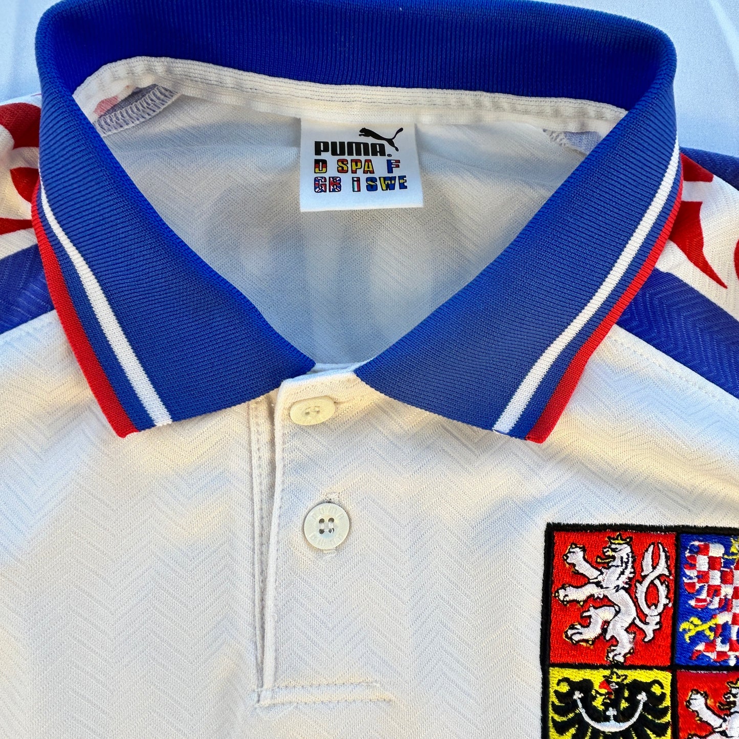 Czech Republic 1996 Away Shirt - Poborsky 8 - Euro 1996