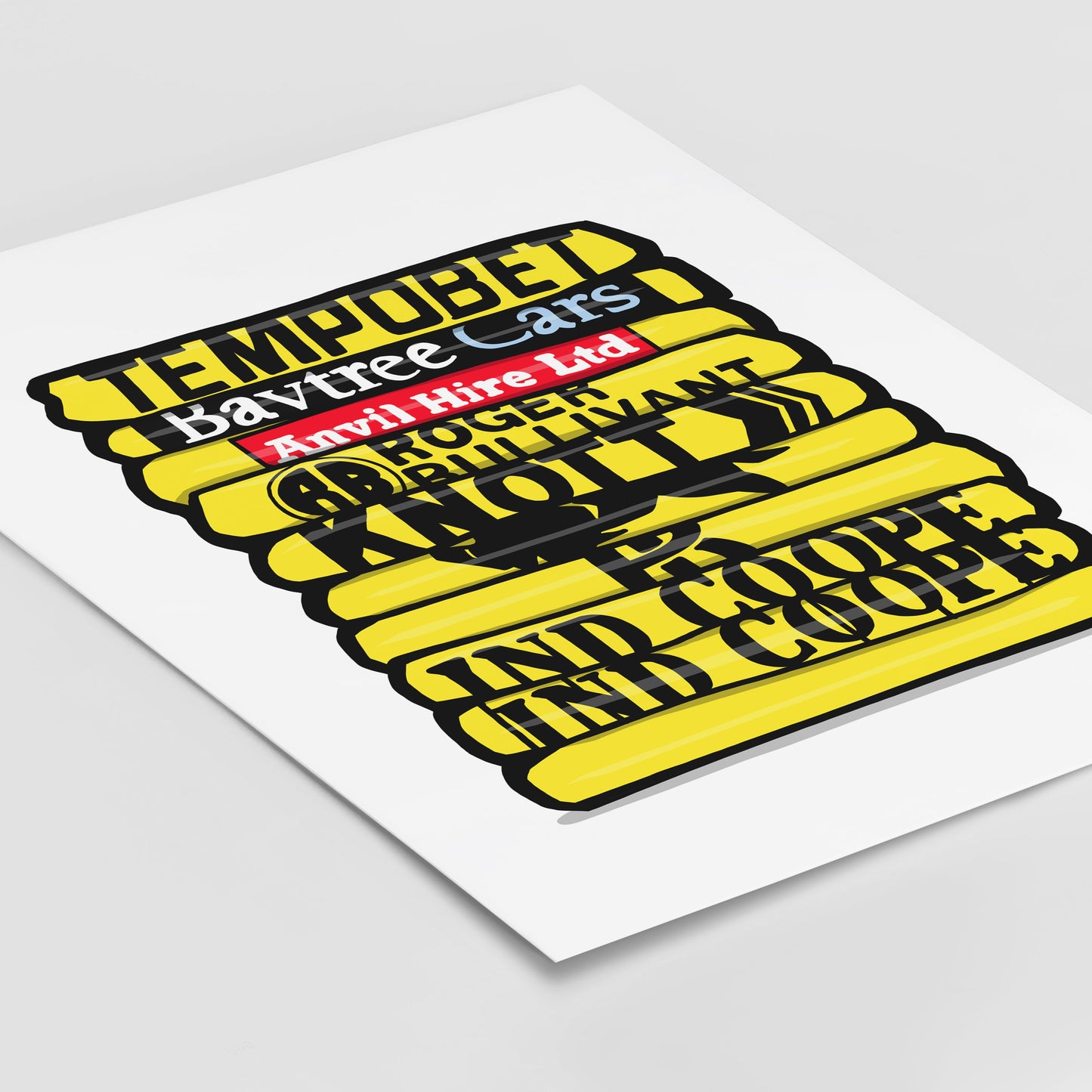 Burton Shirt Stack Print