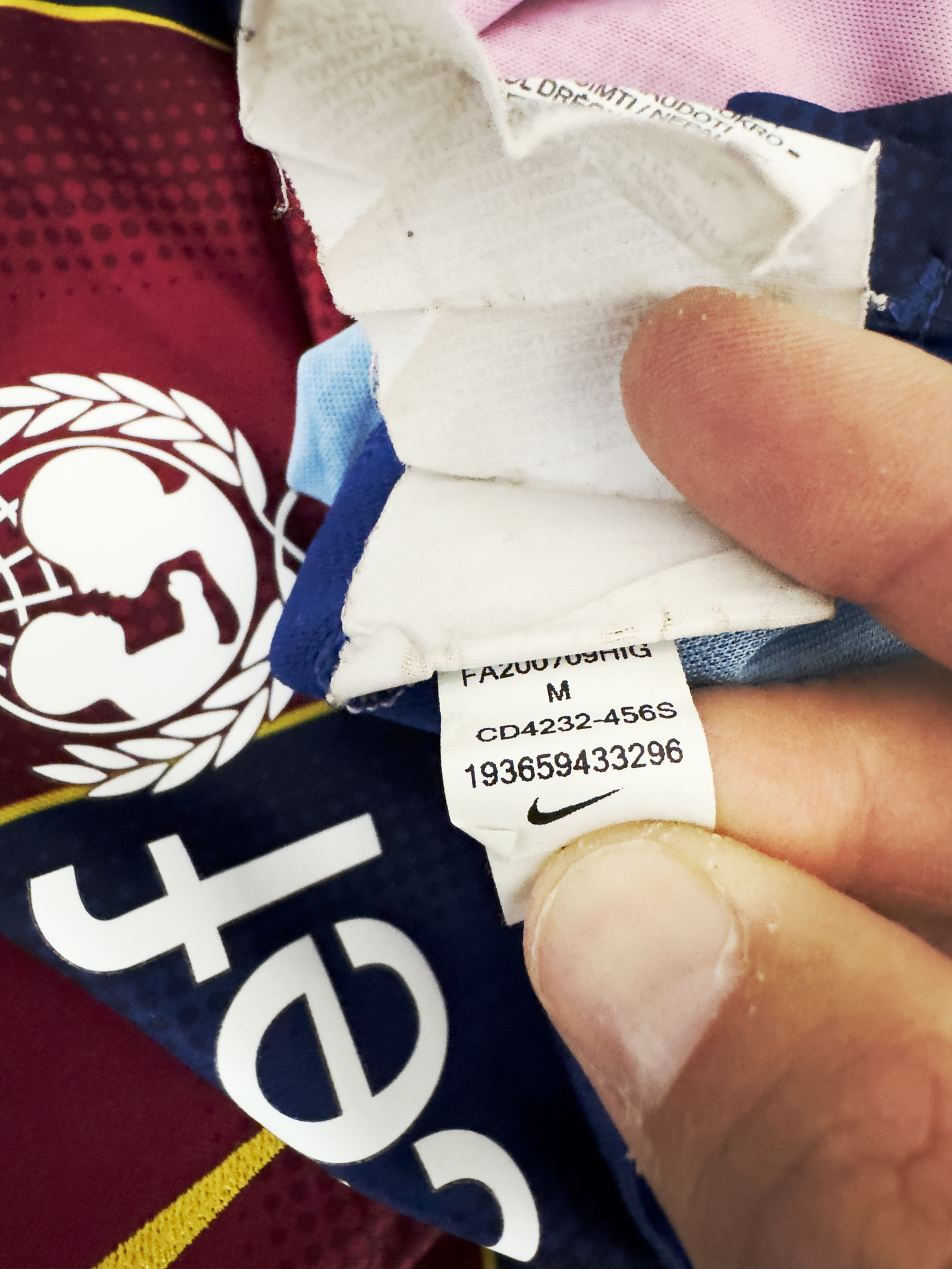 Barcelona 2020-21 Home Shirt - Size M (S Fit)