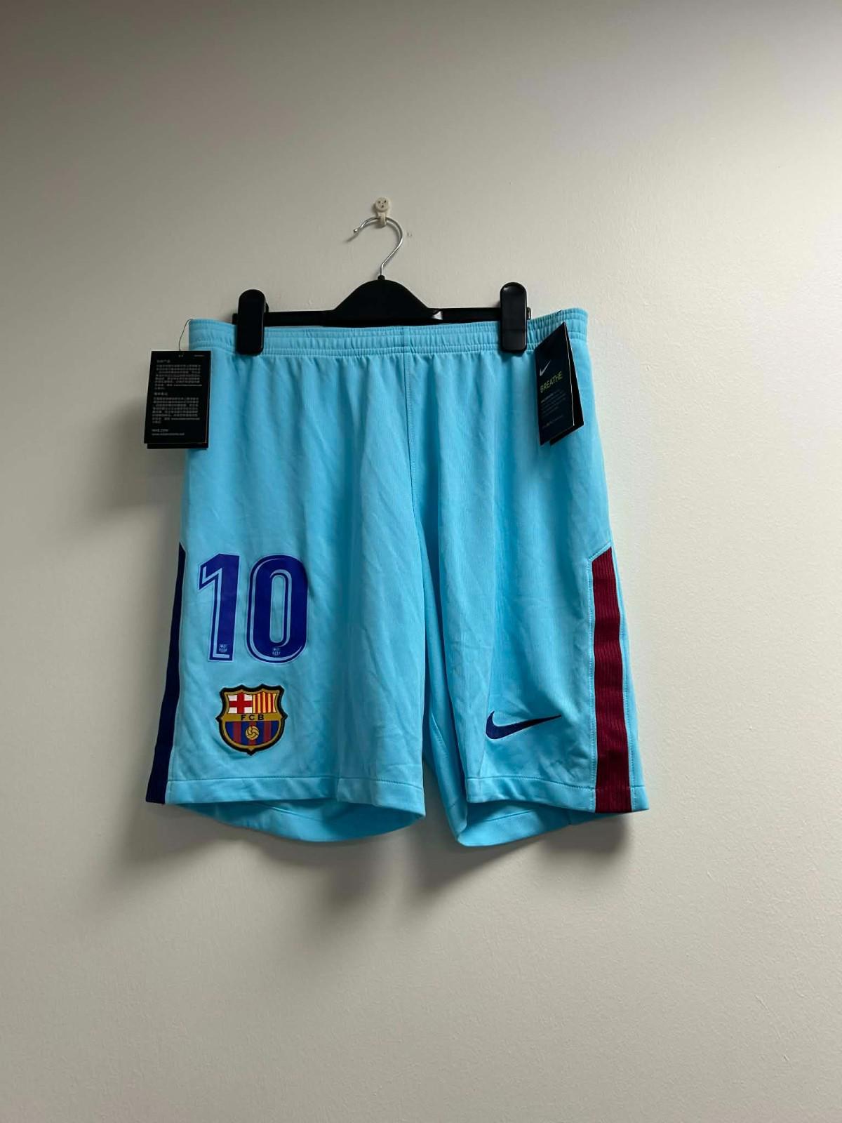 Barcelona 2017-2018 Away Player Spec Football Shorts *10 (BNWT) S
