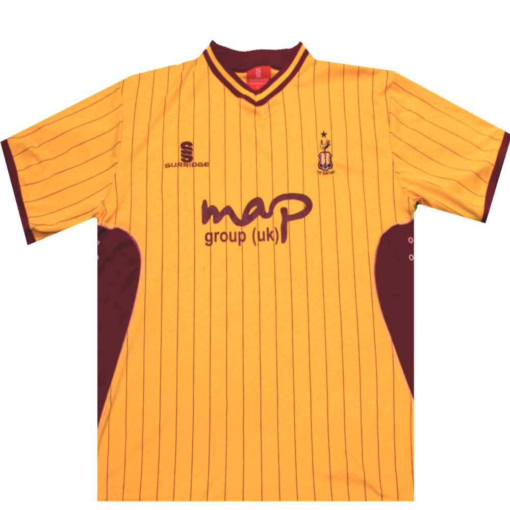 Bradford City 2010-2011 Home Football Shirt (Excellent) XL