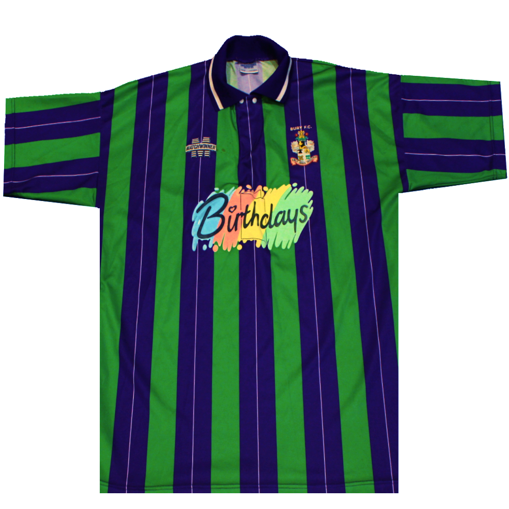 Bury FC 1994-1995 Away Football Shirt (Excellent) XL