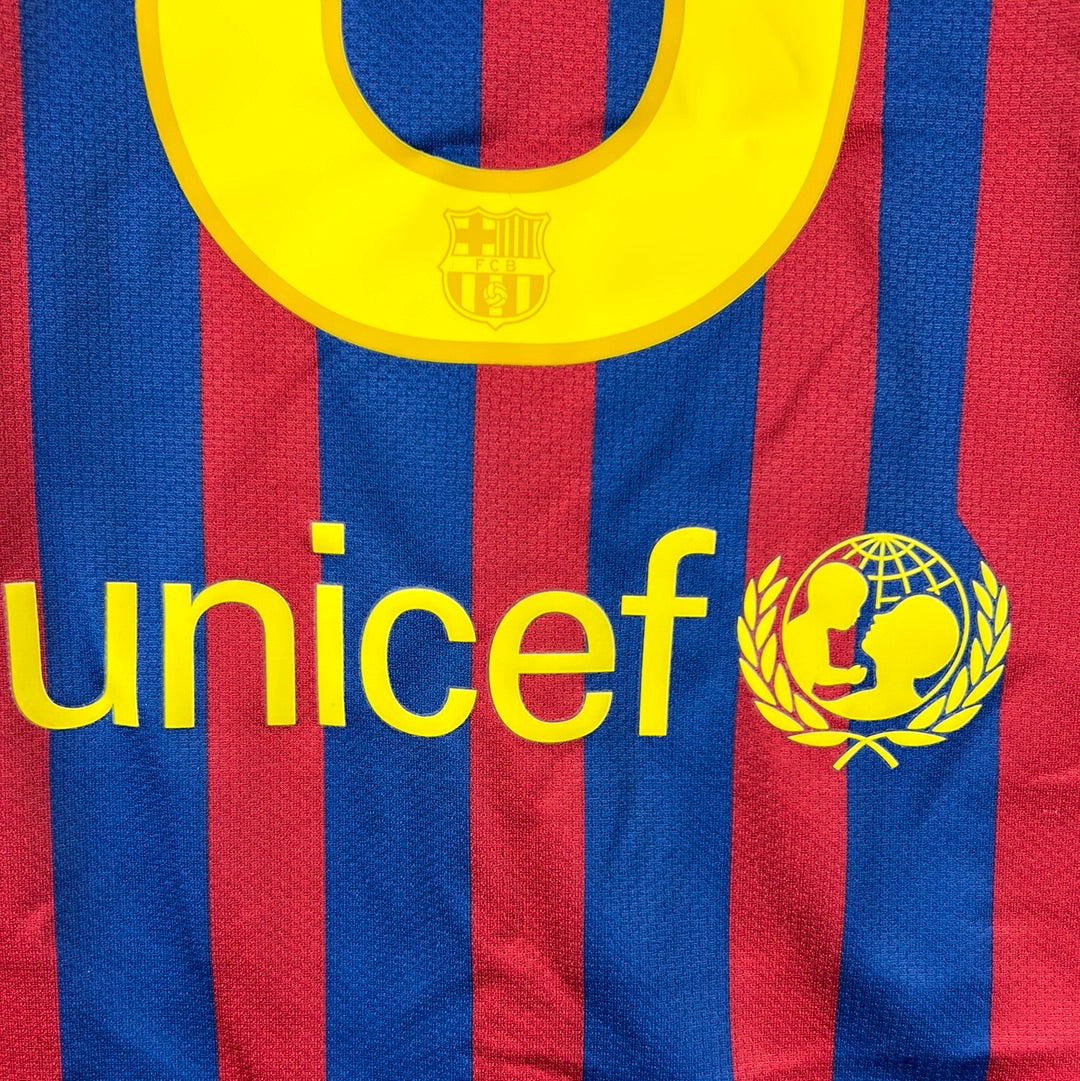 Barcelona 2011/2012 Player Issue Home Shirt - Puyol 5