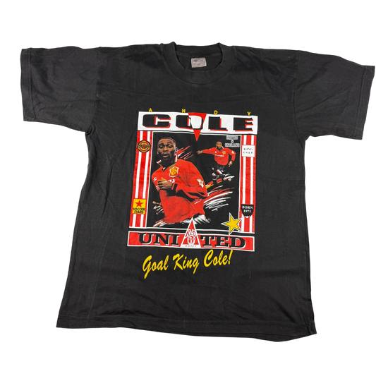 Vintage Manchester United Andy Cole T-Shirt - Mint