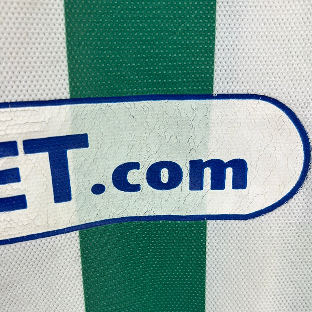 Real Betis 2005/2006 Match Worn Home Shirt - Edu 24 - Photo Matched