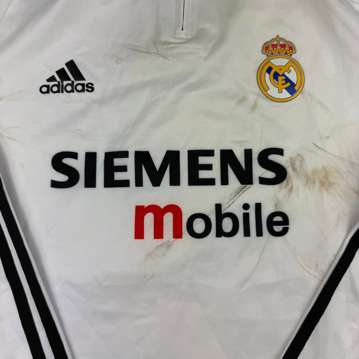 Real Madrid 2004/2005 Match Worn Home Shirt - Carlos 3
