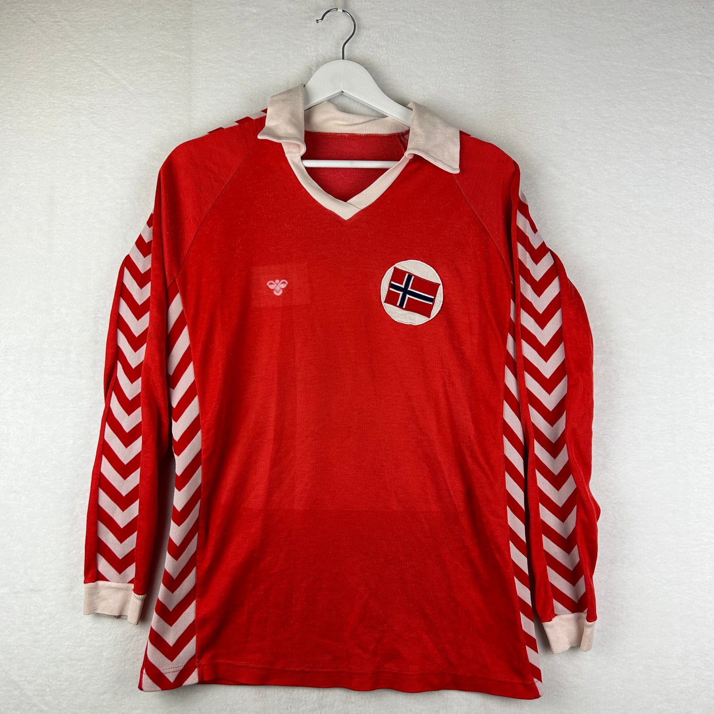 Norway 1984 Match Worn Home Shirt - No 2