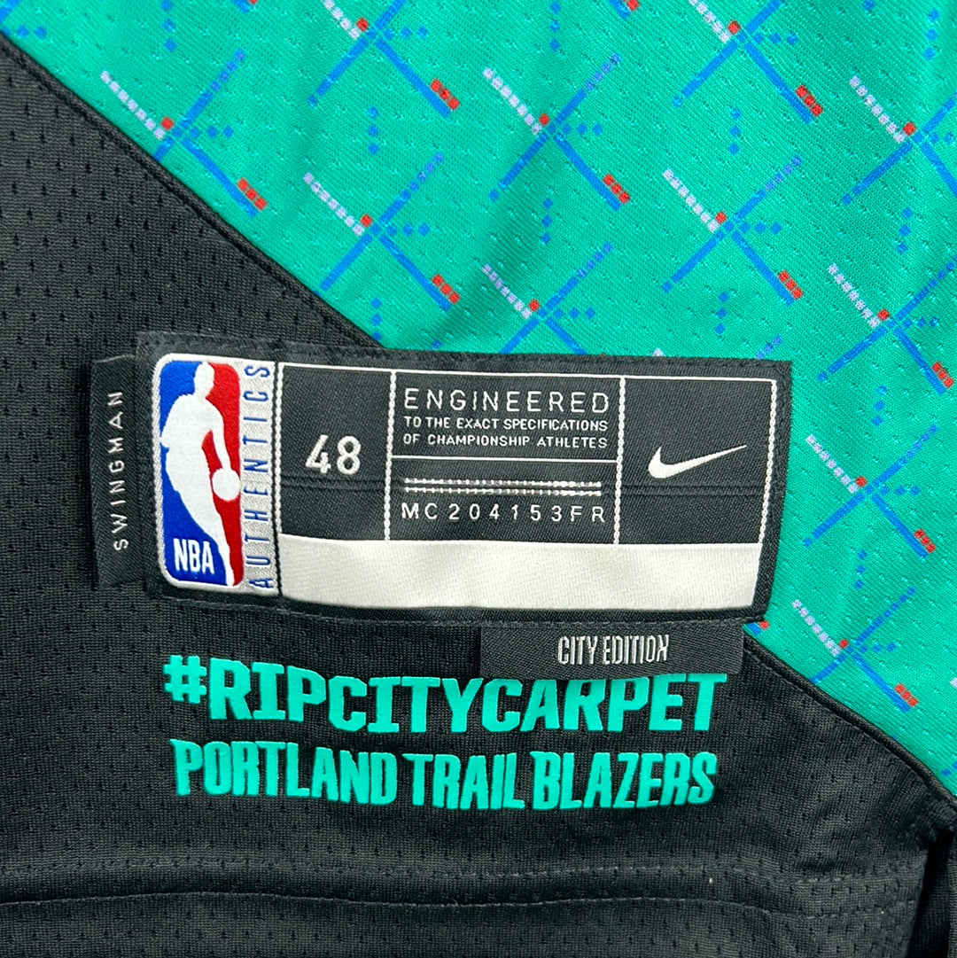 Portland Trail Blazers Road City Edition Jersey - Large - New with Tags