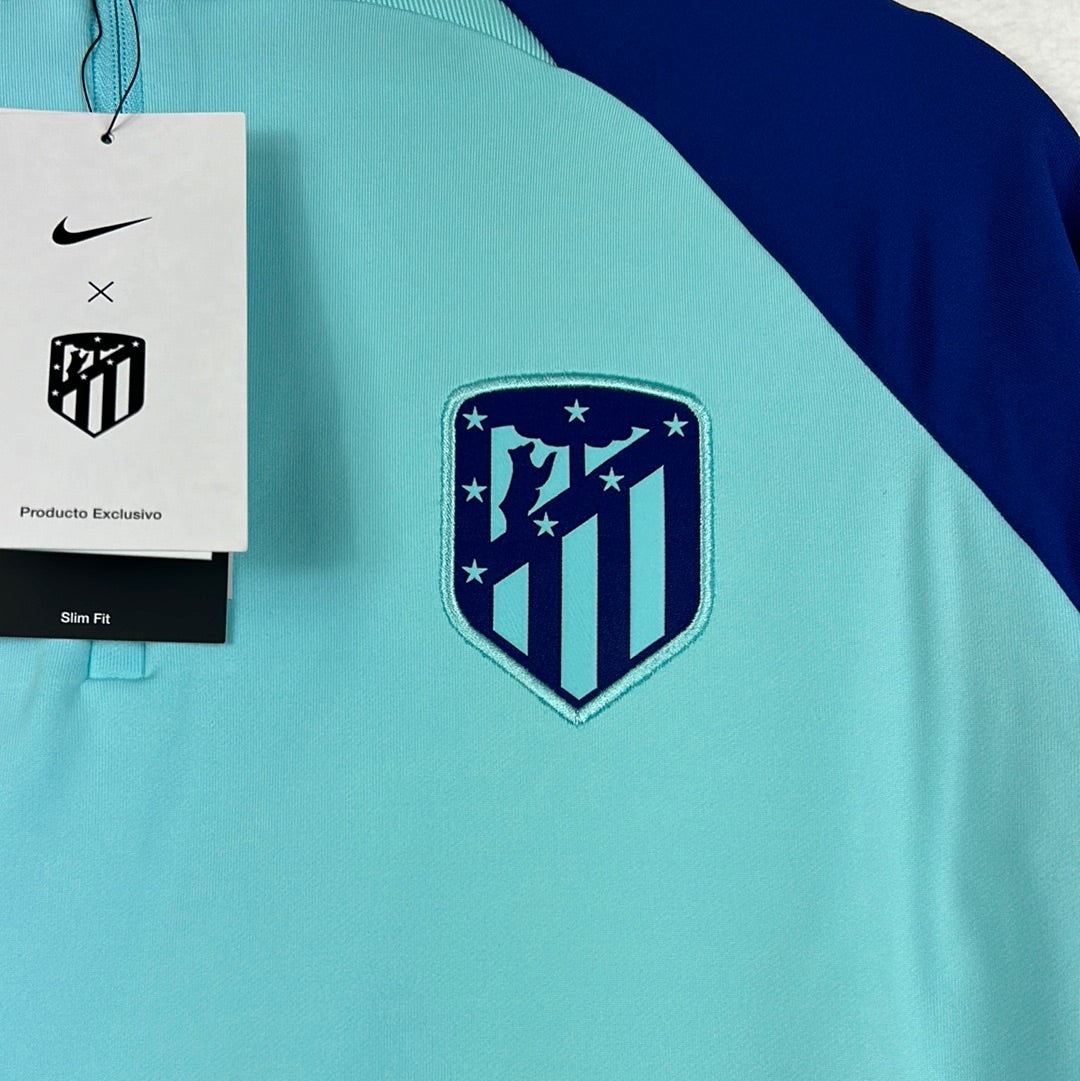 Atletico Madrid Dri-Fit Strike Drill 1/4 Zip Top - New With Tags - Ladies Medium
