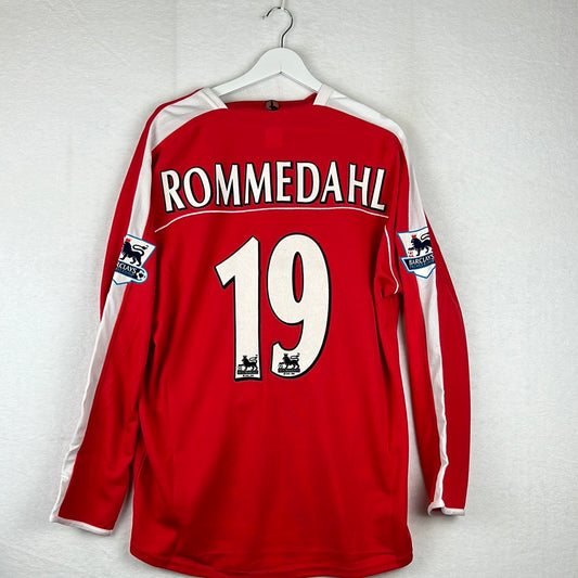 Charlton Athletic 2004/2005 Player Issue Home Shirt - Rommedahl 19