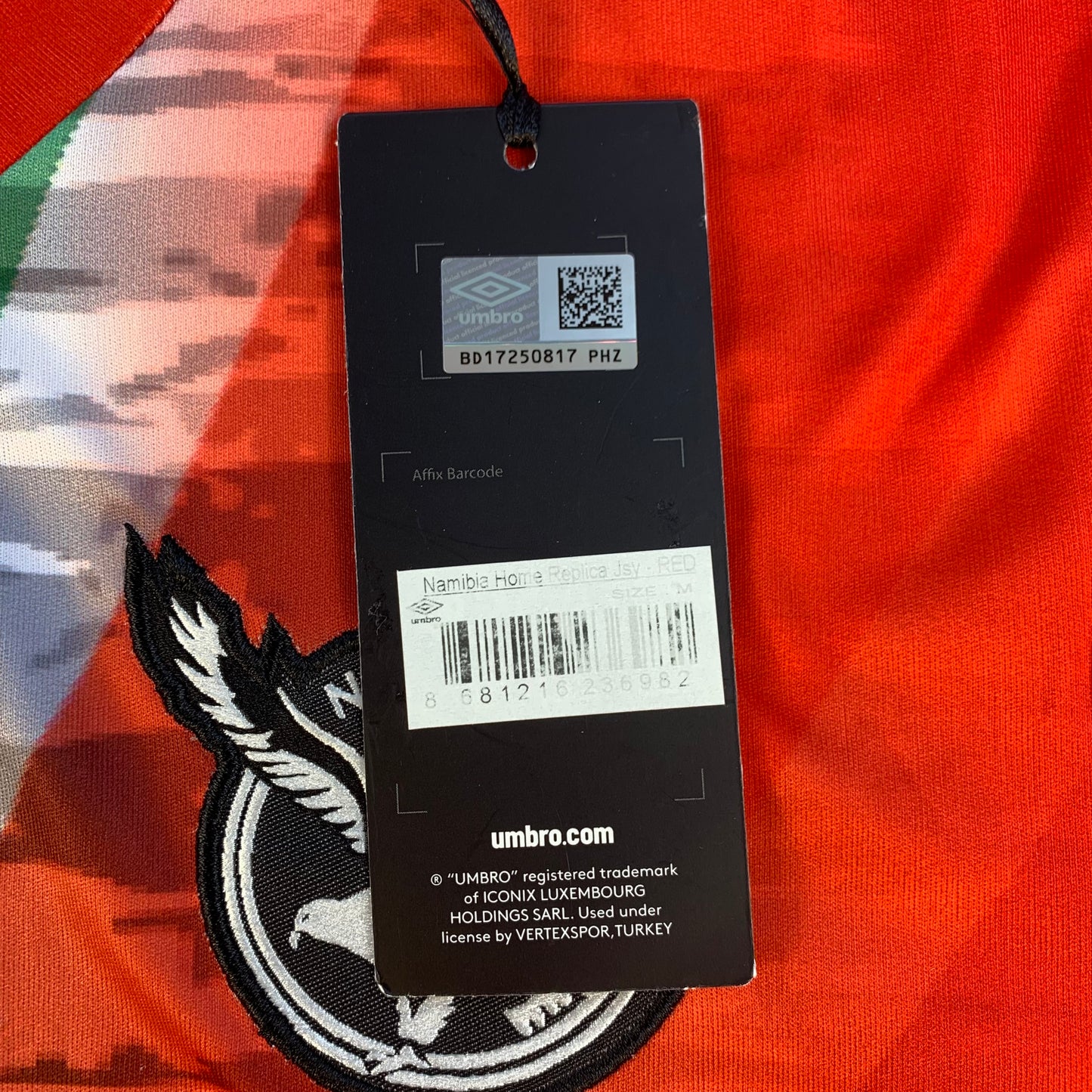 Namibia 2021 Home Shirt - Medium - Excellent