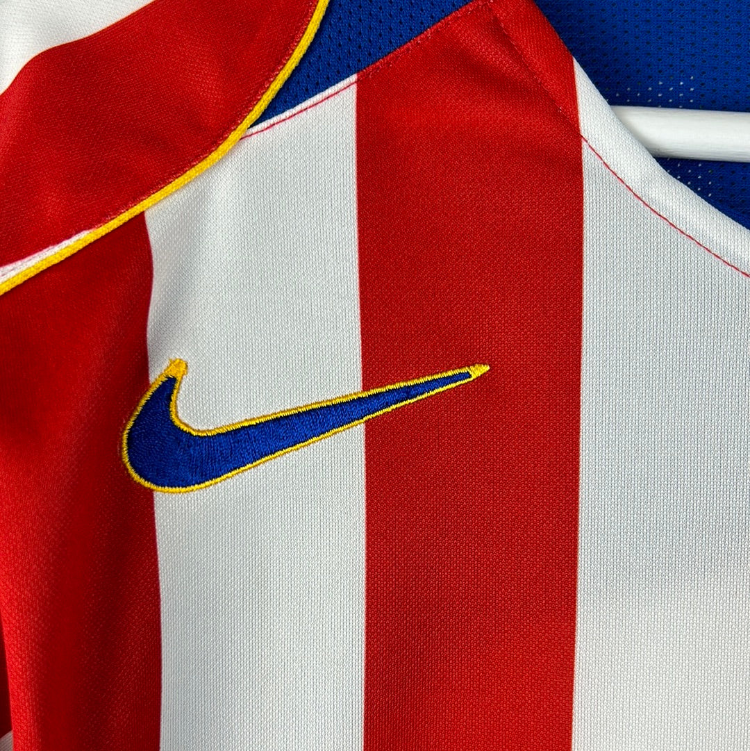 Atletico Madrid 2004/2005 Player Issue Shirt - Aguilera 15 - Kung Fu Sion