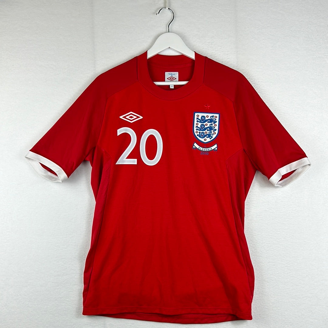 England Match Issued 2010 Away Shirt v Solvenia - Player Shirt