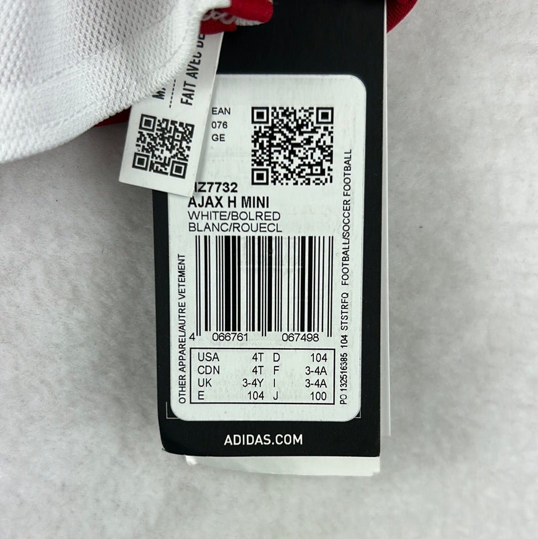 Ajax 2023-2024 Home Shirt, Shorts & Socks - 5-6 years - New with Tags