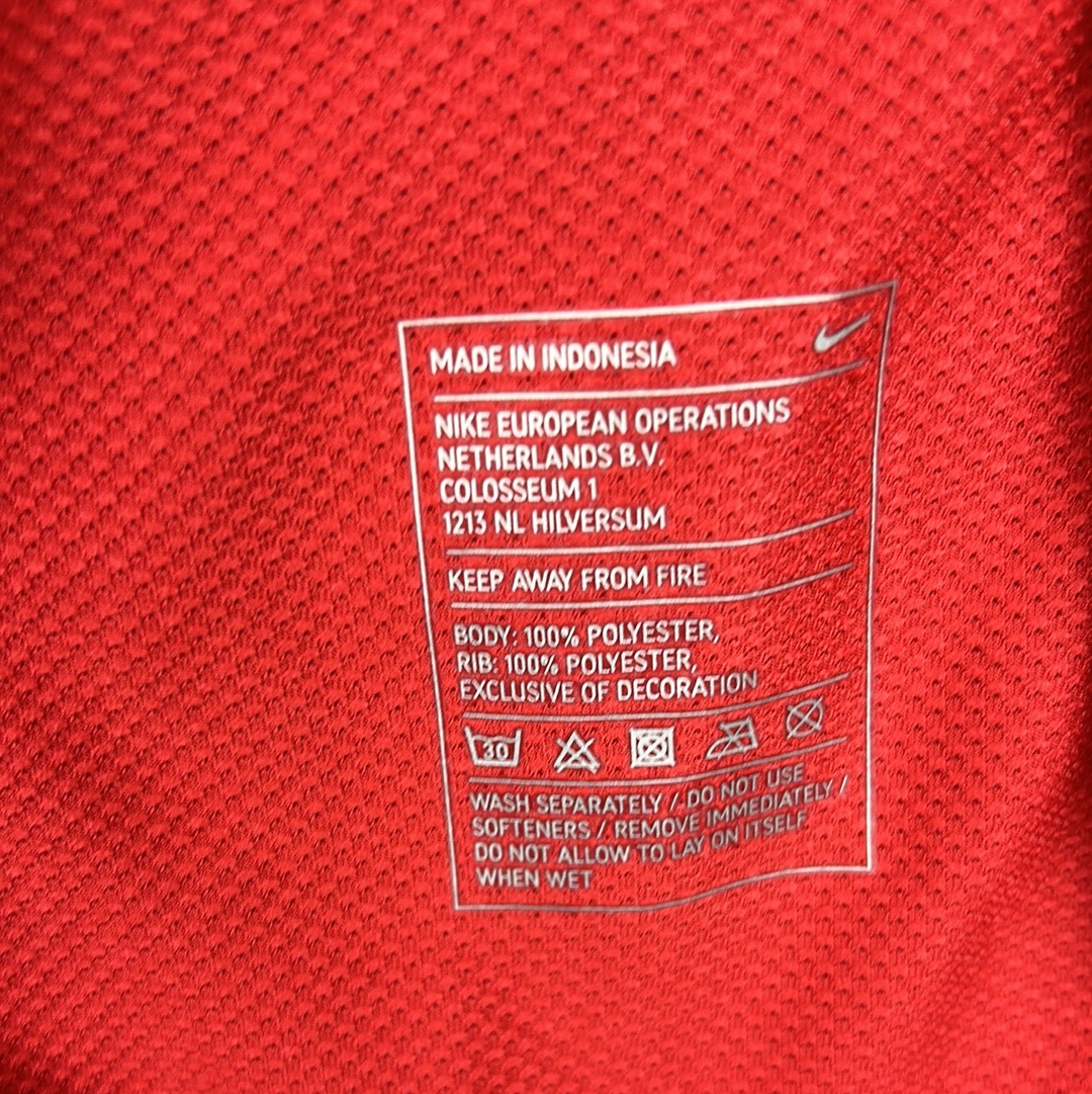 Manchester United 2011/2012 Player Issue Home Shirt - Pogba 42 - Long Sleeve