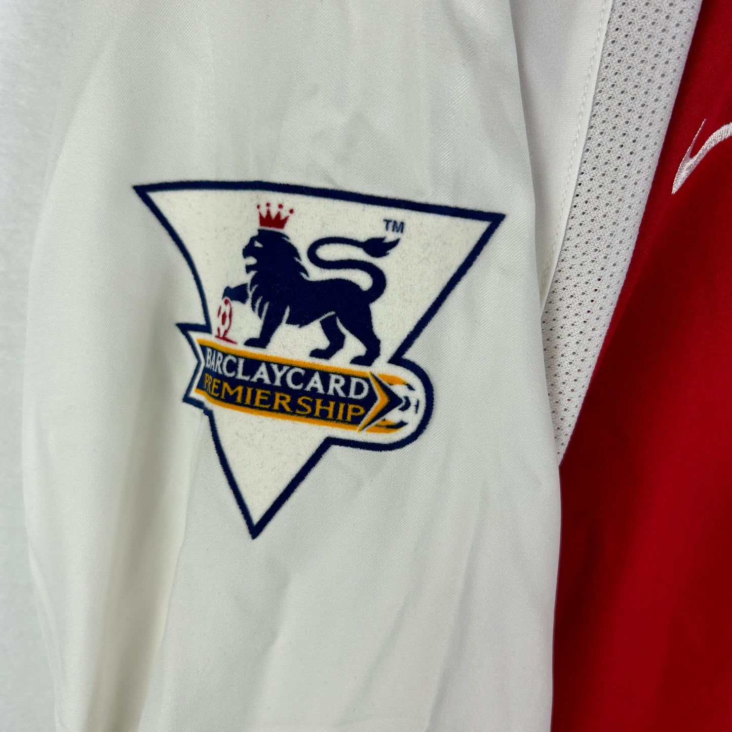 Arsenal 2003/2004 Match Worn Home Shirt - Edu 17