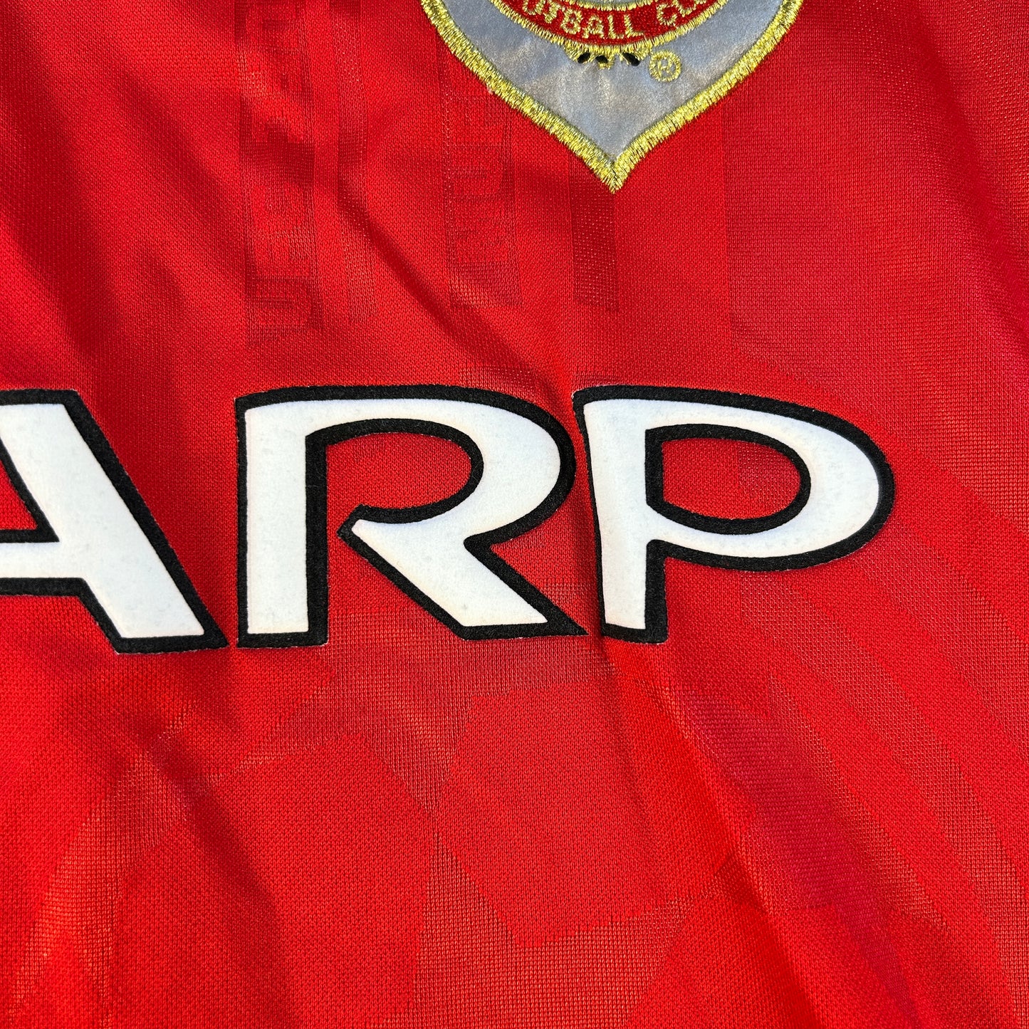 Manchester United 1999 European Home Shirt - Large - Champions League 1 Star Shirt