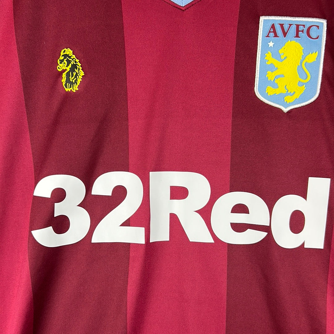 Aston Villa 2018/2019 Home Shirt - Extra Large - Excellent Condition