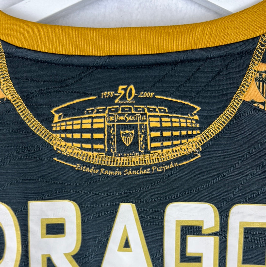 Sevilla 2008/2009 Player Issue Away Shirt - Drago 3