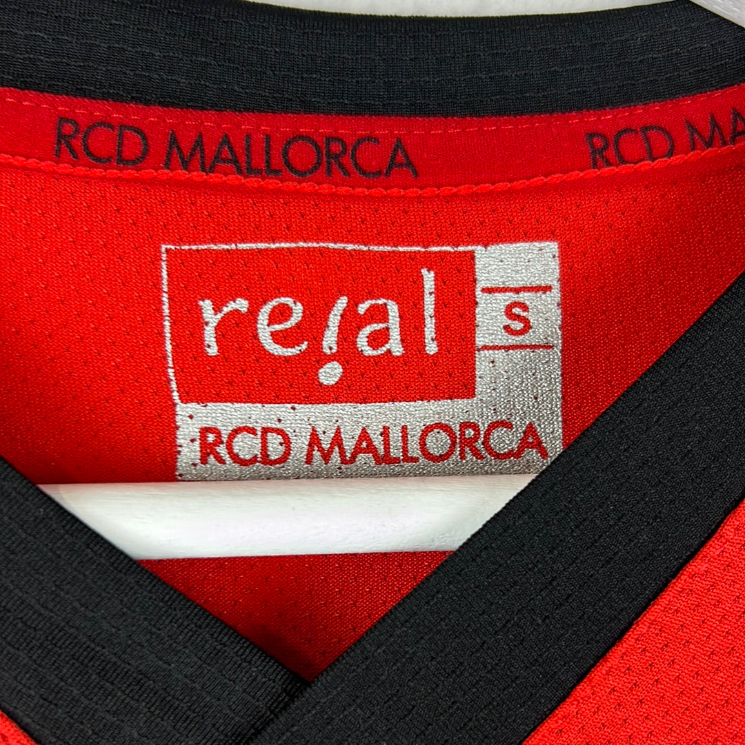 Real Mallorca 2007-2008 Player Issue Home Shirt - Small - Ibagaza 10