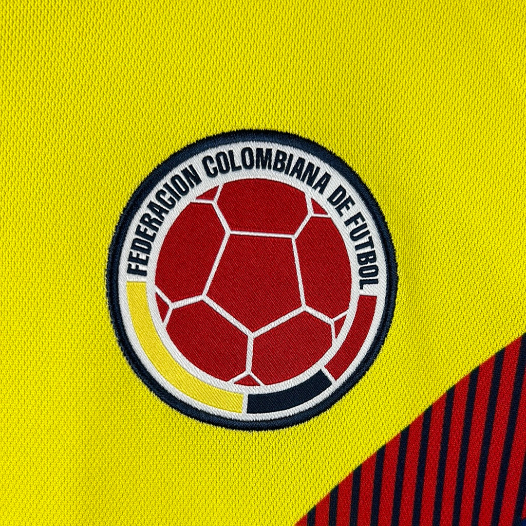 Colombia 2018 Long Sleeve Home Shirt - Large - Excellent
