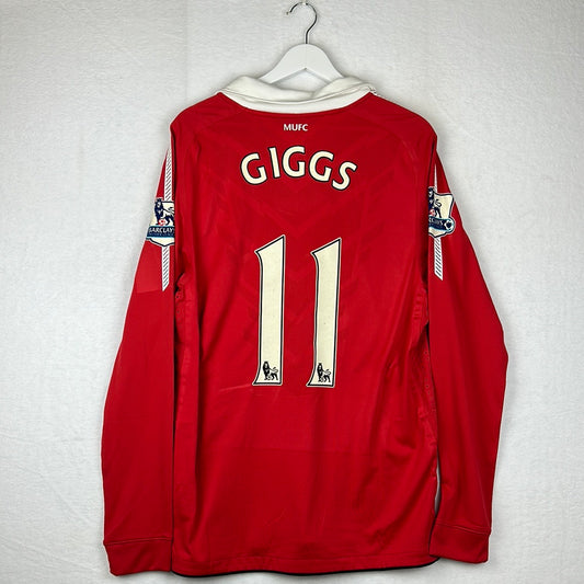 Manchester United 2010/2011 Player Issue Home Shirt - Giggs 11