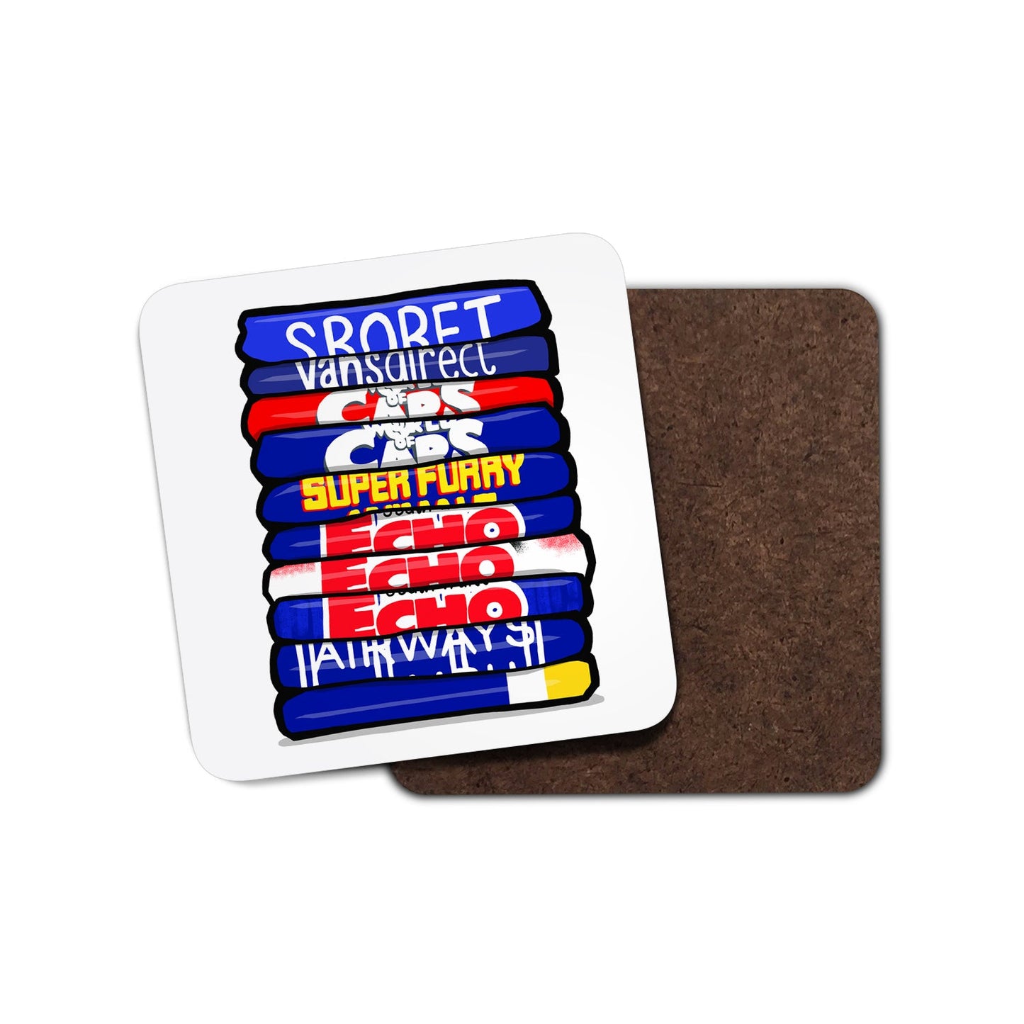Cardiff Shirt Stack Coaster