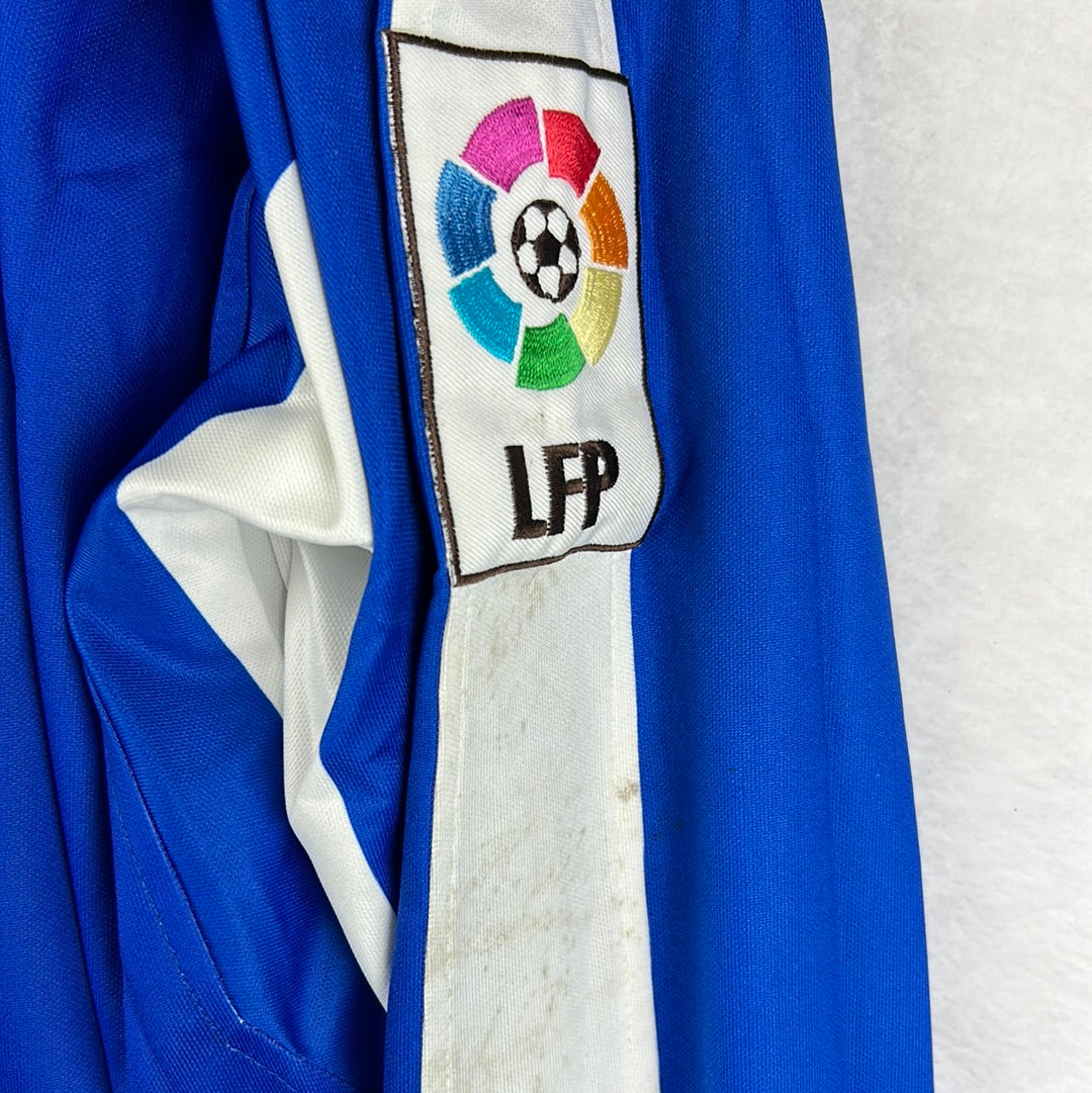 Espanyol 2004-2006 L/S Match Worn Home Shirt - XL - Fredson 15