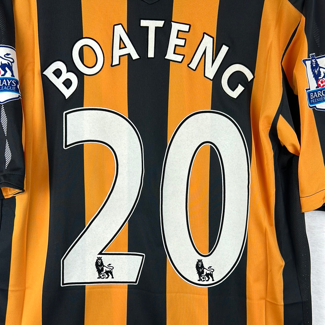 Hull City 2008/2009 Player Issue/ Match Worn Home Shirt - Boateng 20