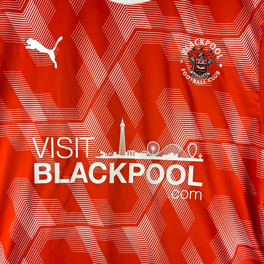 Blackpool 2021-2022 Home Shirt - XL - Excellent Condition