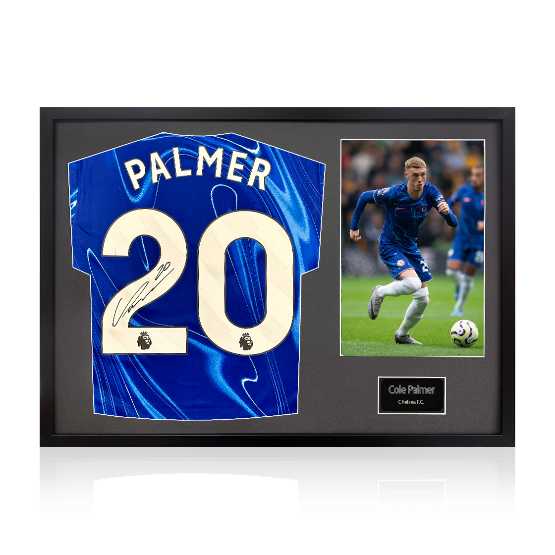 Cole Palmer Signed Chelsea 24/25 Shirt Classic Frame