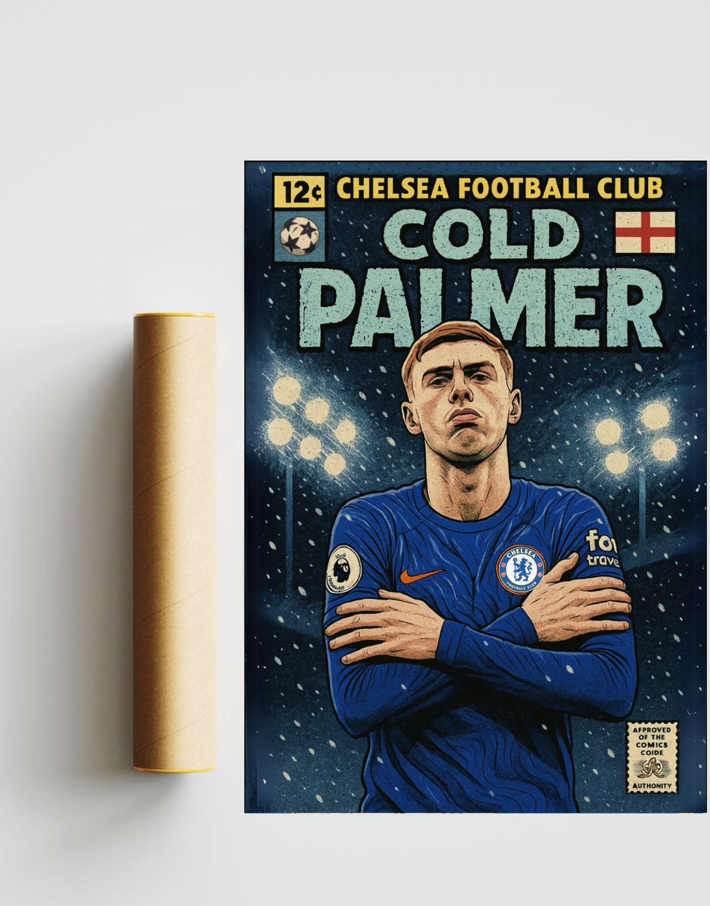 Cole “Cold” Palmer Comic Book Style A3 Print
