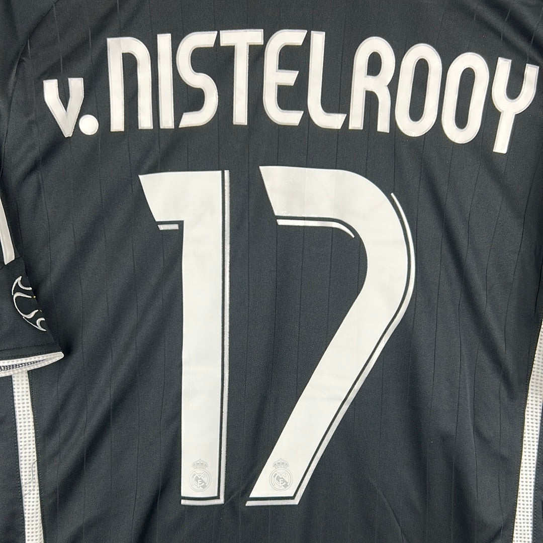Real Madrid 2006/2007 Player Issue Away Shirt - V Nistelrooy 17