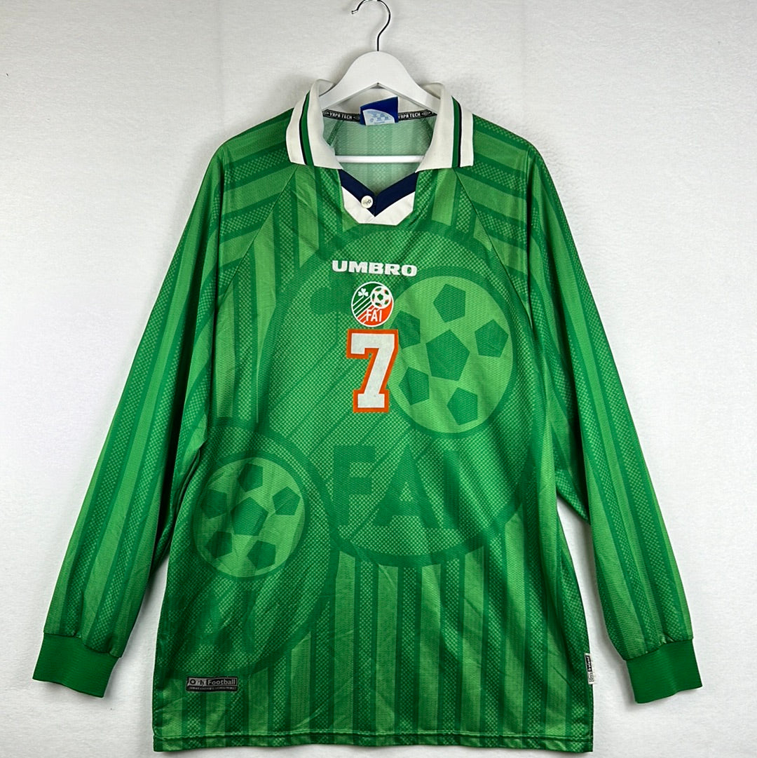Ireland 1996 Match Worn/ Player Issue Home Shirt