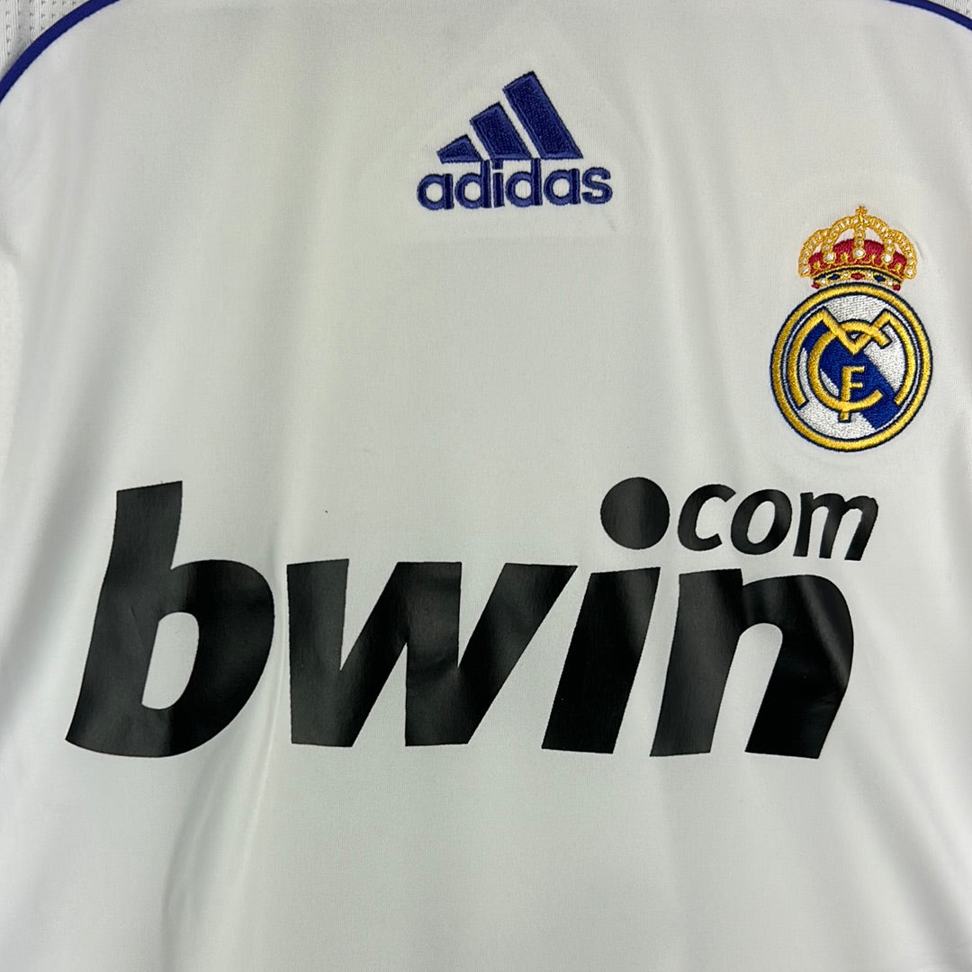 Real Madrid 2007/2009 Player Issue Home Shirt - Pepe 3