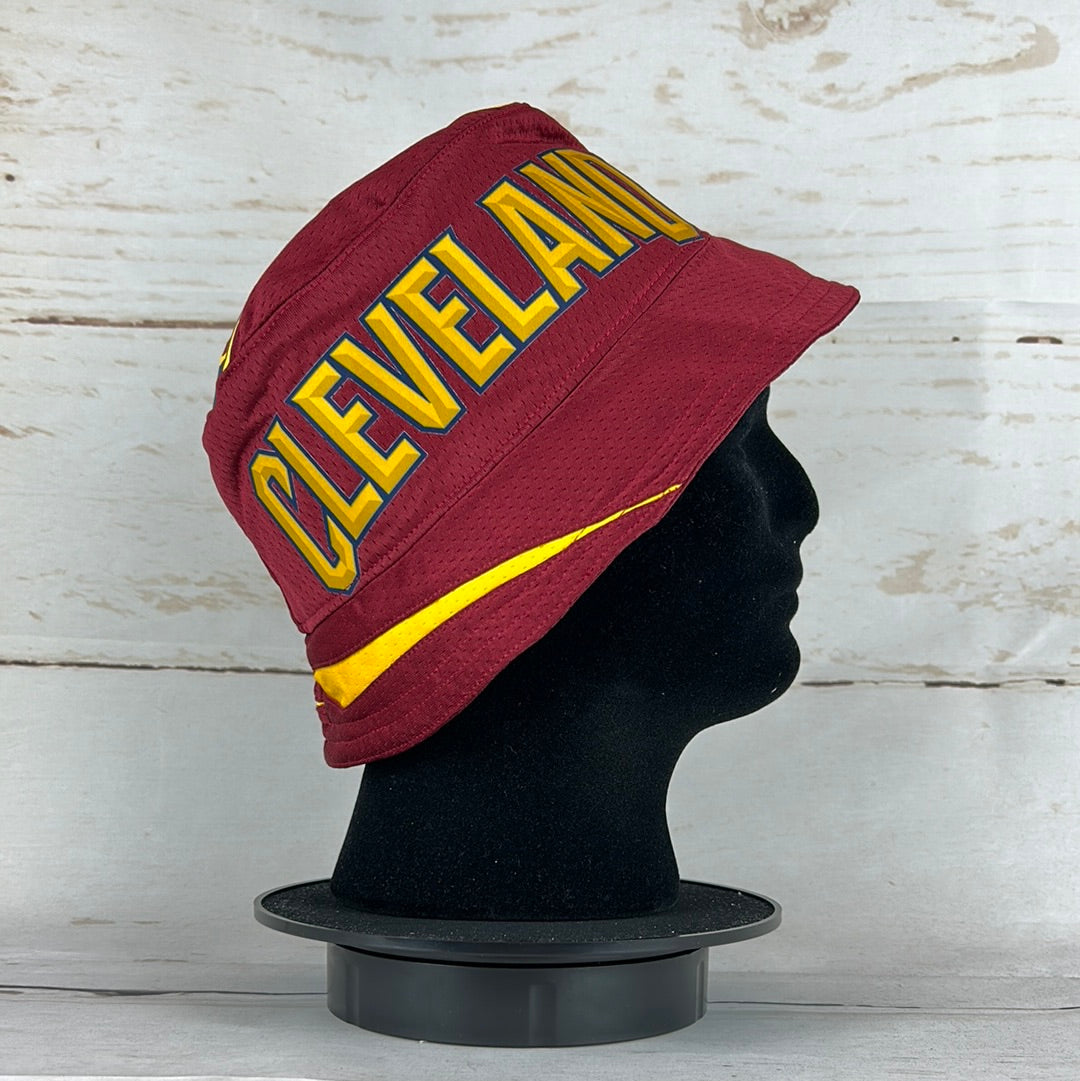 Cleveland Cavaliers Upcycled NBA Jersey Bucket Hat – Casual Football Shirts