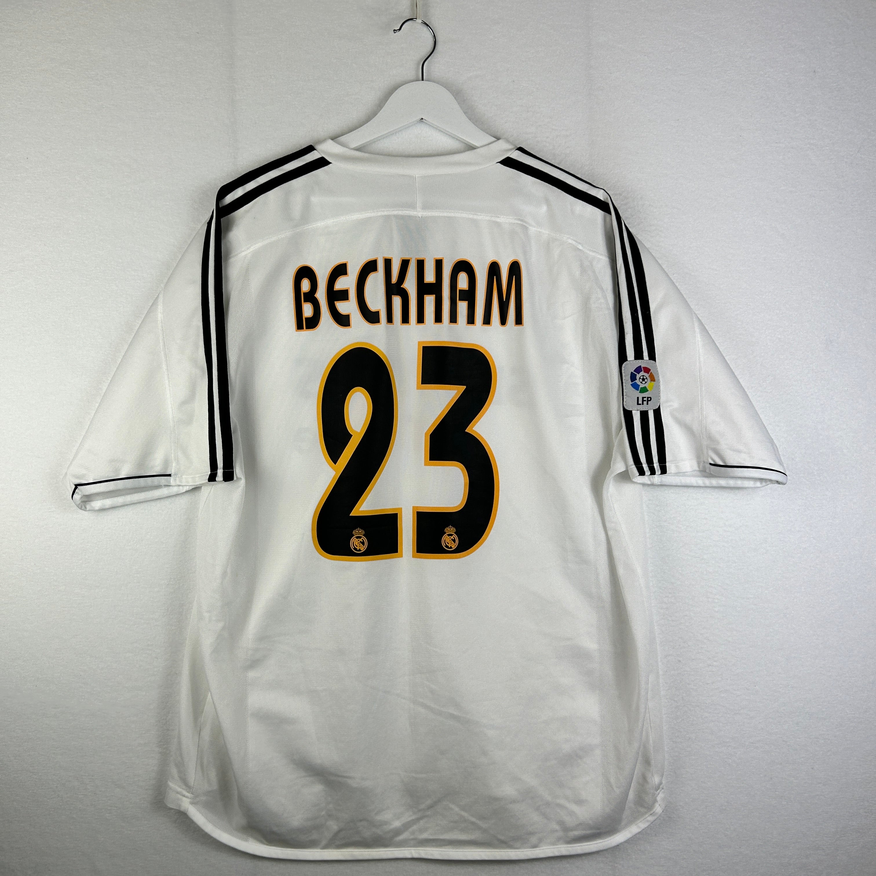 Real Madrid 2003 2004 Player Issue Home Shirt Beckham 23 Casual real-madrid-2003-2004-player-issue-home-shirt-beckham-23-casual